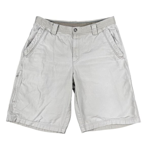Columbia Omni-Shield Beige Cargo Shorts Sz 34 - Picture 1 of 8